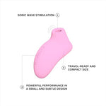 SONA 2 Travel - Mini Sonic Vibrator, Clitoral Stimulator, Pink