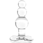 Beaded Butt Plug With Lube 1Oz | Anal Sex Toys | Anal Plugs | Glass Butt Plugs