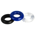 Romi 10 Pcs Male Penis Ring Waterproof Silicone Cockrings Cock Ring Delay Head Glans Ring