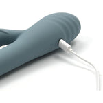 Rechargeable Rabbit Dildo For Women G Spot Vibrator (Red Rabbit)