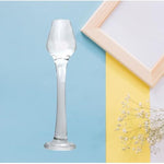 New Wine Glass Shape Crystal Anal Plug, G-Spot Stimulator Long Butt Plug Prostate Massager Vaginal Masturbation Anal Trainer, Crystal Butt Plug For Women Men Couples Lover Sex Slave Abuse Sex Toys