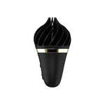 Sweet Treat Vibrator Sex Toy | Adult Toys For Women | Lay-On Vibrator With Rotating Flaps | Vibrating Sexual Pleasure Device | Stimulation Vibrators | Woman Sextoy (Black/Gold)