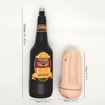 Male Masturbators With 3Xlr Adapter For Sex Machine Automatic Thrusting Beer Bottle Lifelike Pocket Pussy Adult Sex Toy(D)