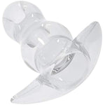 3Pcs/Sets Butt Plug Douche Enema Anal Dilator Peekers Hollow Anal Plug (Transparent)