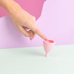 Average Cervix Menstrual Cup | Award Winning Reusable Period Cup Soft Flexible Alternative to Pads & Tampons Sustainable Feminine Hygiene Leak Proof | Holds 29.5ml, 45mm D, 64mm L (Large)