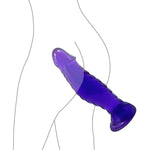 Realistic Cute Purple Dildos-Flexible Realistic Penis Anal Toys With Strong Suction Cup Small Anal Dildos Monster Dildo Sex Toys For Beginner Women/Men Soft Anal Dildo Anal Sex Toys (S)