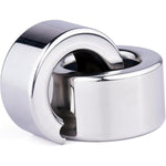 Metal Cock Ring Stainless Steel Heavy Penis Rings Chastity Device Locking Sperm Glans Ring For Enhance Male Long-Lasting Erection Ability Sex Toy. (S)