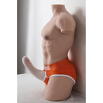 48.5Lb Male Sex Doll For Women With 9In Flexible Huge Dildo,Realistic 3D Muscular Male Torso Sex Dolls With Tight Anal For Men Gay Couple, Big Penis Sex Toy For Female Masturbation