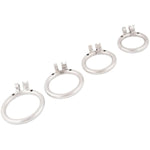 Stainless Chastity Device Base Ring Male Cock Cage Spares H040 (1.57 Inch / 40Mm)