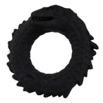 Soft Silicone Cock Ring For Men, Animal Design Elastic Penis Ring With Massage Texture, Reusable Waterproof Chastity Sex Toys For Men And Couples (Black,Julong)