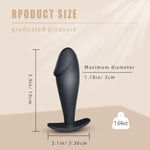 Silicone Anal Plug,Buttplug,Anal Toy For Man And Woman.Comfortable And Pleasurable Anal Toys For Long Time Wear .Premium Silicone Material Anal Sex Toys.Anal Plugs For Anal Training (Single Head)