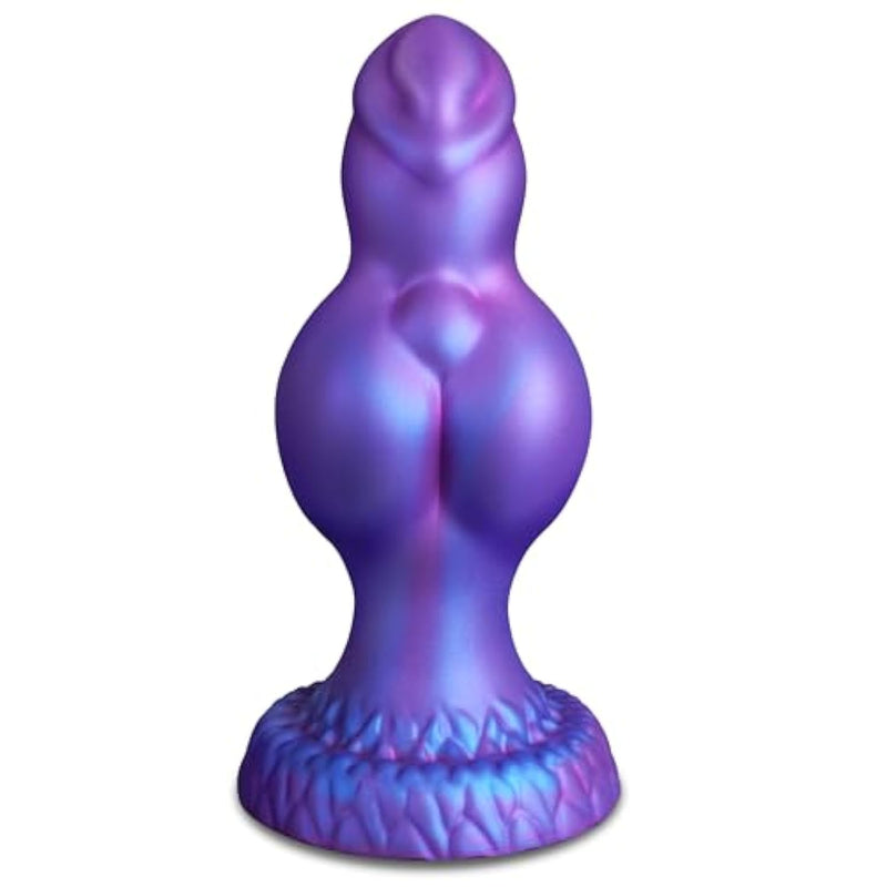 Short Thick Dildo Dog Knot Dildo - 3" Diameter Fantasy Monster Anal Xl Giant Knotted Dildos, Alien Animal Fat Dildos Large Butt Plug With Big Suction Cup, Adult Sex Toys For Women Men Gay