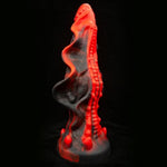 Monster Butt Plug Anal Plugs Anus Stretcher Prostate Massager Realistic Liquid Silicone Mystery Devilfish Dildo With Strong Suction Cup For Men Women Adult Sex Toys (L)