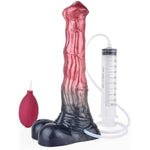 10" Silicone Realistic Squirting Ejaculating Horse Dildo Anal Plug, Lifelike Huge Thick Knotted Dildos Large Anal Dilator Buttplug With Suction Cup Adult Sm Sex Toys For Men Women Couples