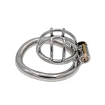 Metal Chastity Cage Stainless Steel Small Male Chastity Device Ergonomic Design Cock Cage Chs162?2.17 Inch/ 55Mm?