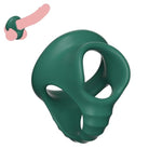 Testicle Toys Soft Testicle Crusher Cbt Silicone Chastity Devices For Men Testicles Gag Scrotal Restraints Scrotum Sex Bondage Bdsm Cock And Ball Torture Testicle Stretcher Sex Toy For Men (Green)