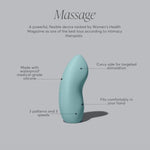 Massager Clitoral Body Wand Massager Vibrating Clit Stimulation Soft Silicone Ultra Powerful Motor For Deep, Rumbling Muscle Relaxing Vibrations Date Night Couples 2.25”"L