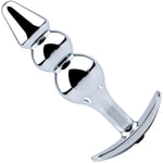 Anal Bead Butt Plug Adult 3 Beaded Training Beginners Sex Toys (Anchor)