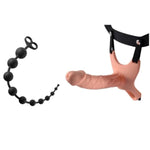 Hollow Strap-On System + 22Inch Super Long Anal Beads