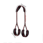 BDSM Sex Bondage Legs Restraints Adult Sex Toys for Couples, Adjustable Sex Straps Thigh Sling Restraint with Handcuffs Neck to Thigh/Ankle,Leg Straps Bondage Gear & Accessories Adult Toys for Women