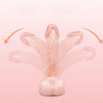 Small Realistic Dildo For Beginners, Anal Plug Dildos For Women/Men/Gay, Adult Sex Toys For G Spot Stimulator Anal Plug Training Sets (Flesh)