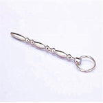 Stainless Steel Urethra Sound With Ring Metal Bead Penis Stretcher Urethral Dilator For Male Masturbation Bdsm Sex Toys