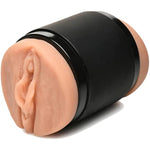 Mistress Double Shot Pussy & Ass Stroker Masturbator Made With Realistic Bioskin? For Men & Couples. Textured Inner Tunnel For Stimulation With Realistic Anus & Vagina - Medium