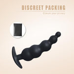 Silicone Anal Plug,Buttplug,Anal Toy For Man And Woman.Comfortable And Pleasurable Anal Toys For Long Time Wear .Premium Silicone Material Anal Sex Toys.Anal Plugs For Anal Training (Five Beads)