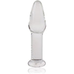 The Gourd Doll Series Crystal Glass Anal Plug Butt Plug Adult Toys Sex Toys G-Spot Stimulator Glass Pleasure Wand Unisex Anal Plug For Couple (12 * 3Cm)