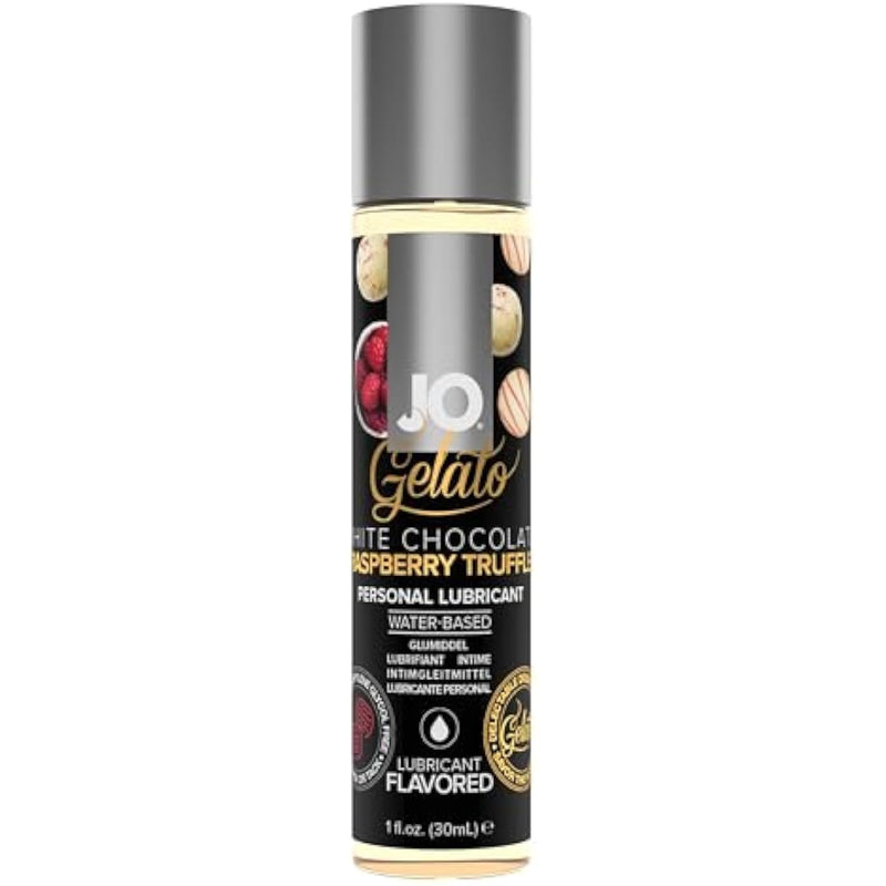 System Gelato White Chocolate Raspberry Truffle Water Based Lube 1 Ounce