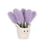 Potted Lavender Stuffed Animals For Kids, Soft Cute Plush Toys For Baby Girl And Boy, Fluffy Potted Lavender