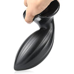 Pvc Anal Plugs Butt Plugs Anal Sex Toys With Suction For Masturbation Sex Toys For Men Women Couples (L) Black