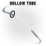 Urethral Plug, Flexible Hollow Urethral Sounds With Penis Rings Urethral Dilators Penis Plug Prostate Stimulation Masturbator Sex Toy For Men, 7.68 Inch