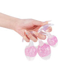 Crystal Butt Plug for Women Men, Large Liquid Silicone Anal Plug with Glass Bead, Soft Comfort for Beginners & Adults - Ideal Anal Sex Toys for All Day Wear