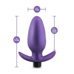 Blush Adult Sex Toys For Women Men Gay - Adventures Matrix Silicone Vibrating Anal Plug - 4.75" | 10 Mode Butt Plug Vibrator For Prostate Or Anal Pleasure | Stayput Design & Anchortech Base Butt Toy