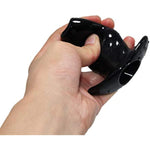 3Pcs/Sets Butt Plug Douche Enema Anal Dilator Peekers Hollow Anal Plug (Black)