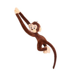 Monkeyplush Stuffed Animal,Hanging Stuffed Animal Monkeylong Arm Monkey Doll Plush Toy Curtain Monkey, 27.5 Inches (Brown)