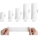 2Pcs Penis Head Glan Protector Penis Cock Silicone Sleeve Replacement Accessories - For Male Penis Extender Stretcher Enlargement Pump Max Vacuum Enhancer Enlarger (M)