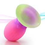 Anal Plug Silicone Anal Sex Anal Plug Anal Massage Plug With Strong Suction Cup Luminous Anal Plug For Male And Female Couples (L)