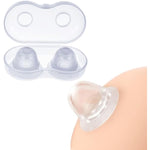 1 Pair Nipple Suckers For Pressure, Nipple Toys For Women, Soft Silicone Nipple Corrector Nipple Sucker Suction Breast Stimulator Sex Toys For Woman Man(With Case)