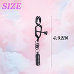 Bdsm Weightbear Metal Clit & Nipple Clamps For Couples, Adjustable Adult Toys For Bdsm/Beginner Women’S Sexual Pleasure Bondage Accessories