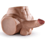 Male Sex Doll With Realistic Thick Dildo And Testis Male Masturbator Torso Butt With Tight Anal Hole Unisex Sex Toy For Gay Men Couples Masturbation 7.7 Lb Adult Realistic Sex Dolls