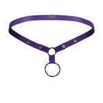 Chastity Belt Male Auxiliary Belts Chasity Device Accessory Strap Cage Testicle Ring Bondage Restraints Sex Furniture Toys For Men (Purple)