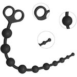 Silicone Anal Bead + Jeweled Anal Plug