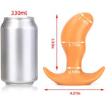 Super Soft Anal Plug, Flexible Liquid Silicone Butt Plug Prostate Massage G-Spot Dildo Anal Trainer Kit For Beginner Advanced Players (M)