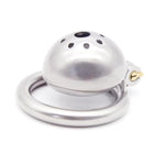 Chastity Device Cock Cage Stainless Steel Chastity Cage With Key Small 3D Penis Cage Porous & Breathable Bondage Cock Cage Adult Sex Toys For Male (40Mm)