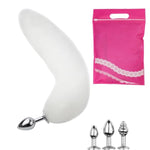 Furry Fox Tail Anal Butt Plug Costume for Cosplay and Role Play