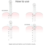 Glass Dildo Anal Beads, Double Head Crystal G-Spot Stimulation Pleasure Stick Penis Harem Plug Sex Toys, Prostate Massager, Harem Trainer Beginner Massager Penis Harem Toys For Couples