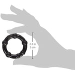 Triton Penis Ring, Cock Ring For Men, Enhancement Pleasure Rings With Knubbs, Black