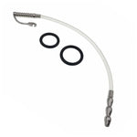 Stainless Steel Bead Hollow Hose Horse Eye Stick Urethral Masturbation Sex Toy With Two Silicone Penis Rings Couples Passion Toy